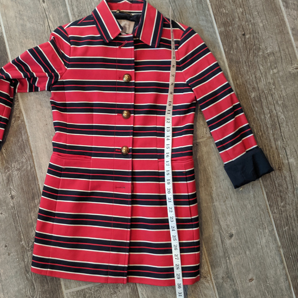 Stripe Nautical Jacket Size XS Banana Republic - Picture 6 of 8